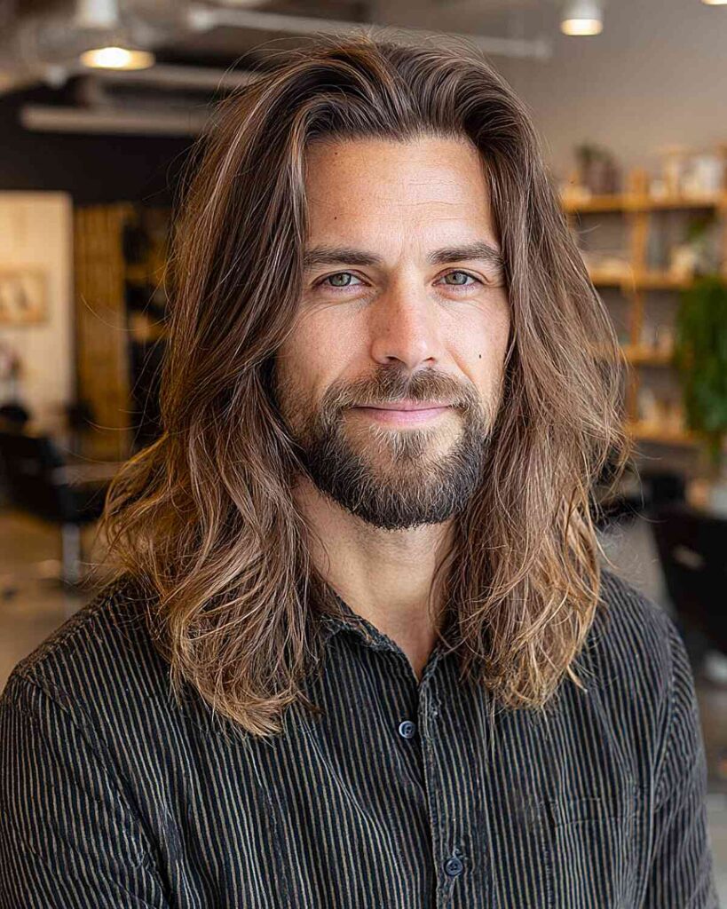 effortlessly stylish long layered cut